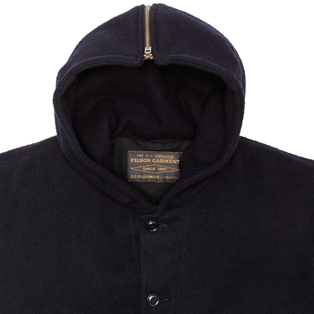 Filson Men's Mackinaw Wool Hooded Cruiser new Medium - Picture 3 of 4